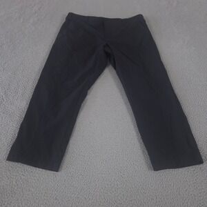 Kirkland Signature Pants Womens 14 Black Ladies Travel Pant Straight Leg Nylon